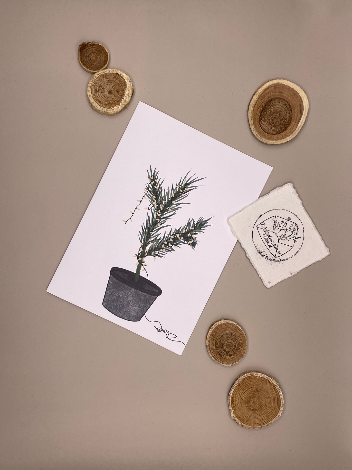 „Tännsche“ kleiner Tannenbaum | 12 x 17 cm Klappkarte