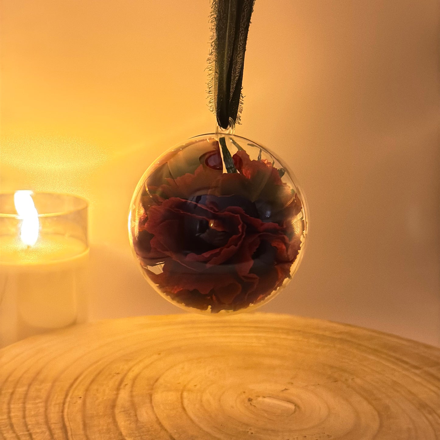 Weihnachtskugel Chocolate Cosmos für den Weihnachtsbaum