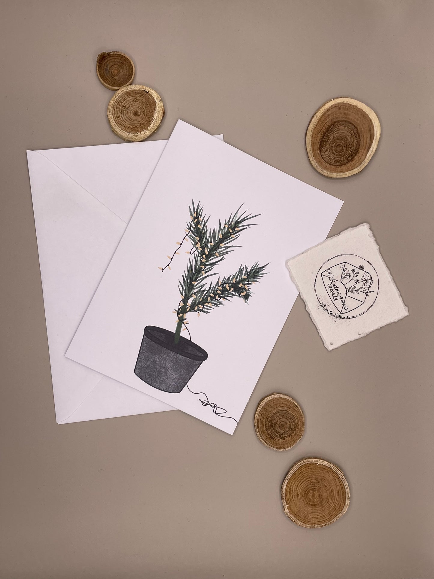 „Tännsche“ kleiner Tannenbaum | 12 x 17 cm Klappkarte