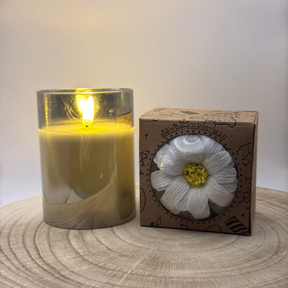 Weihnachtskugel Marguerite für den Weihnachtsbaum