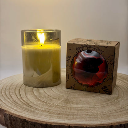 Weihnachtskugel Red Poppy für den Weihnachtsbaum