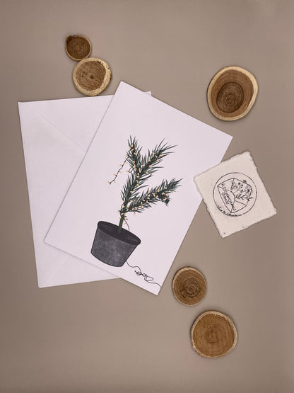 „Tännsche“ kleiner Tannenbaum | 12 x 17 cm Klappkarte