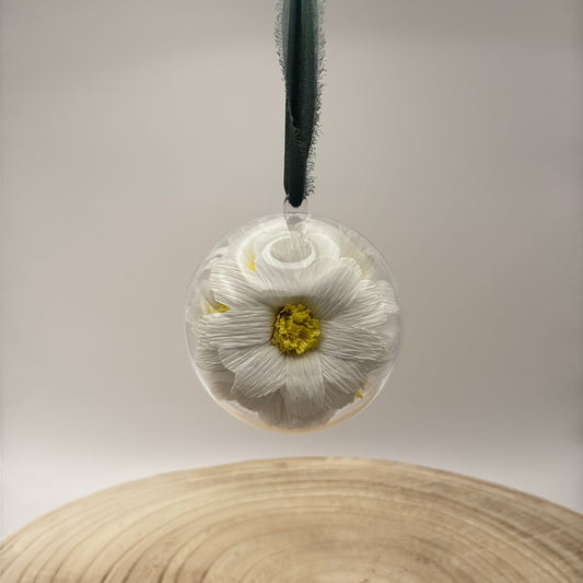 Weihnachtskugel Marguerite für den Weihnachtsbaum