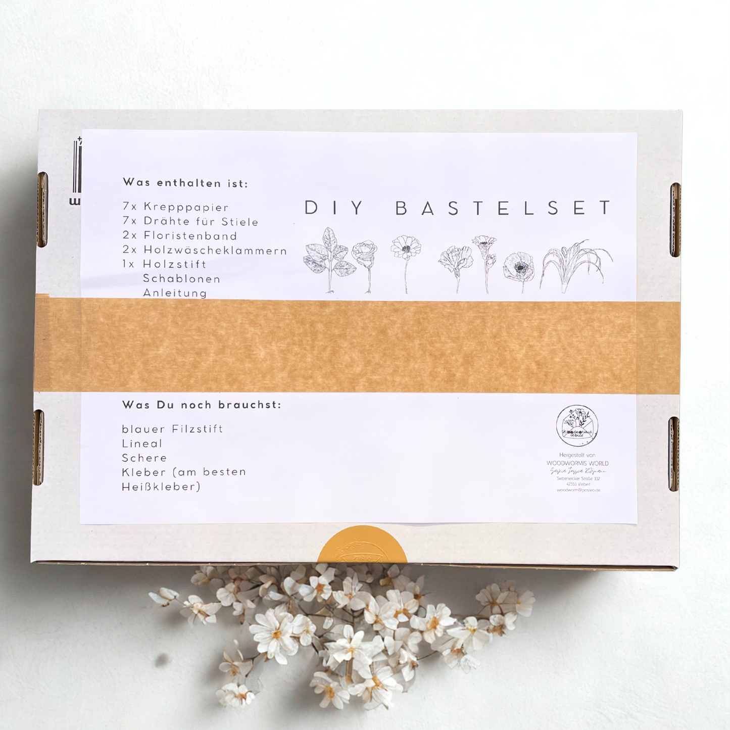 DIY Bastelset unsterblicher Blumenstrauß