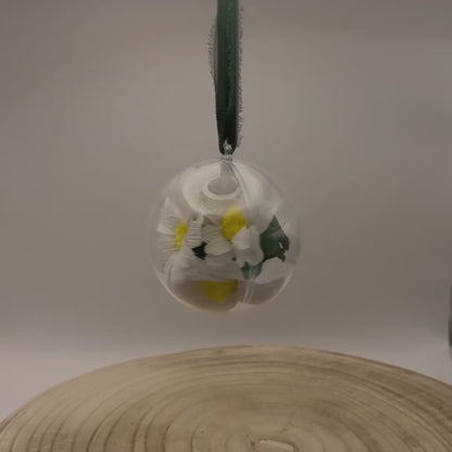 Weihnachtskugel Marguerite für den Weihnachtsbaum